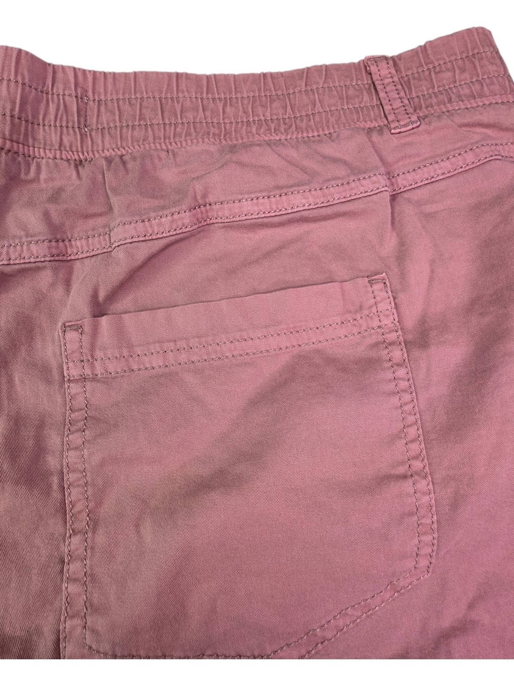 SONOMA Goods For Life Women's Size 16 Pink Utility Cargo Shorts Elastic Waist - Picture 8 of 8